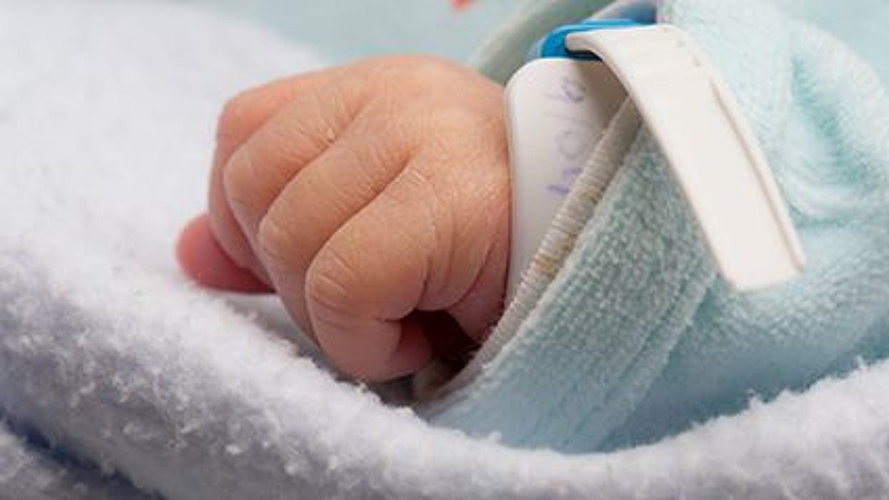 a baby\'s hand