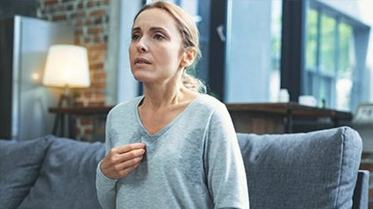 a woman looking worried