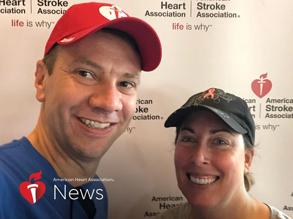 Jason Tschetter with his wife, Gina