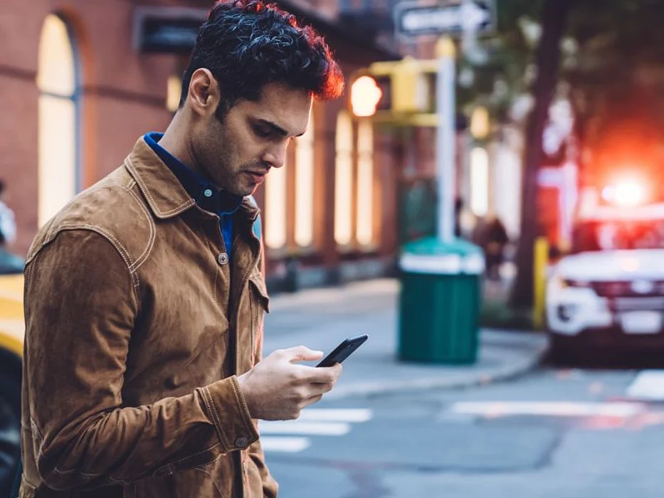 texting while walking