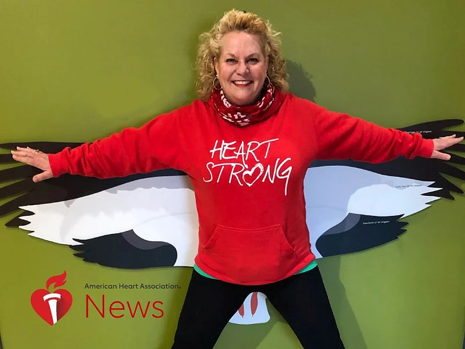 Heart attack survivor Bev Pohlit
