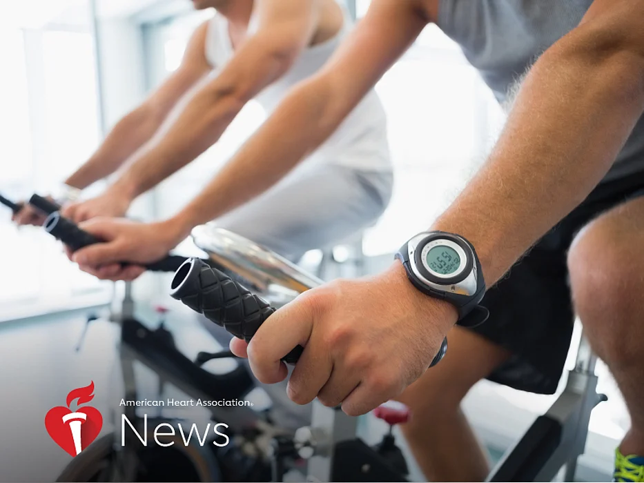 people on a stationary bikes