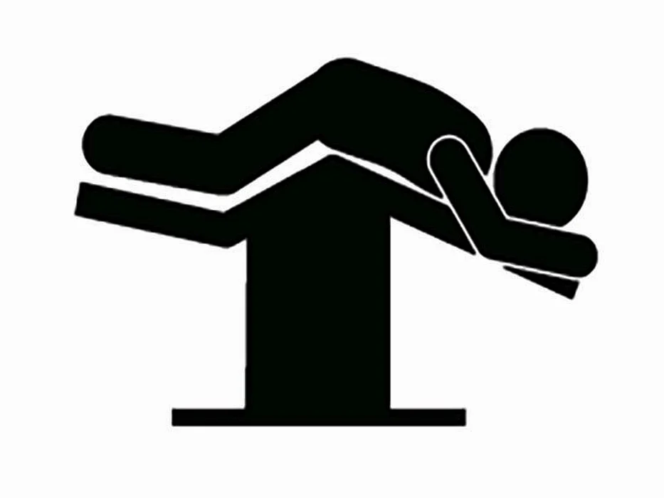 surgery patient in jackknife position