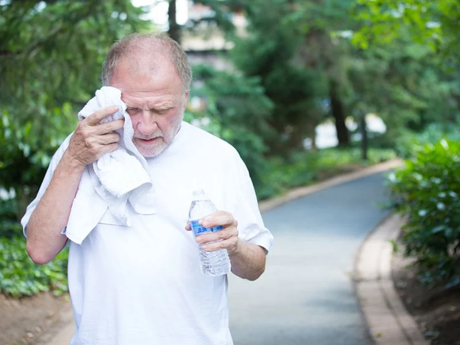 Dehydrated man