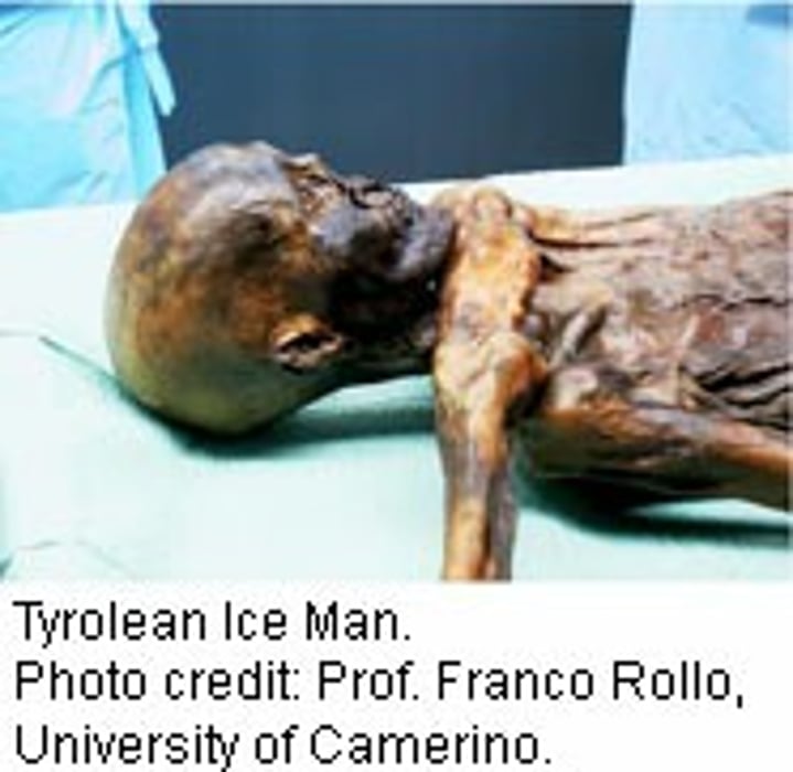 'Iceman' Mummy Has No Modern Kin