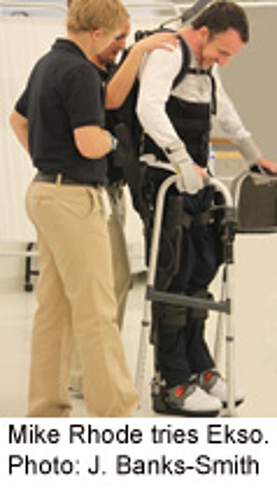 'Exoskeleton' Helps Paralyzed Stand, Take Steps