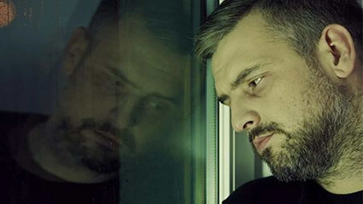 depressed looking man