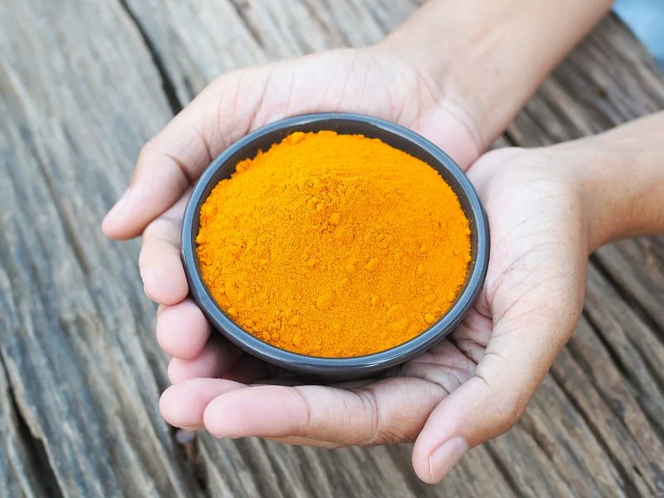 turmeric spice in a bowl