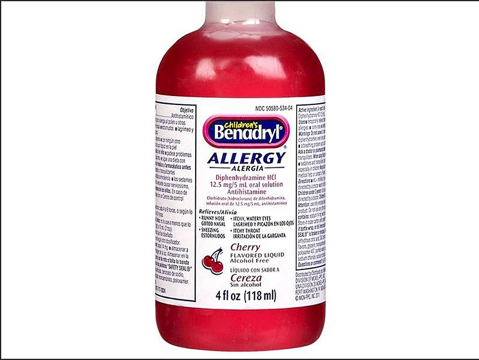 Bottle of Benedryl