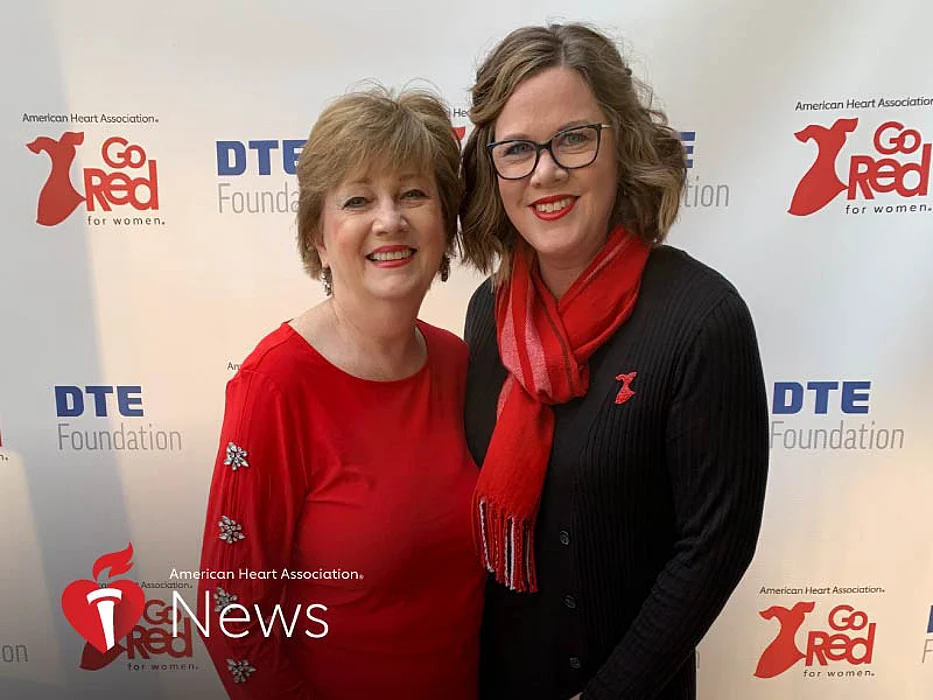 Kelly Sosnowski with her mother
