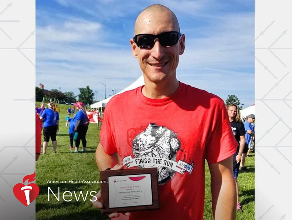 AHA News: After Heart Valve Surgery and Heart Attack, He Came Back to 'Finish the Run'