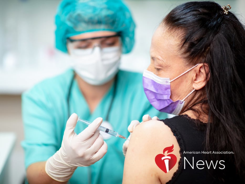 AHA News: La vacuna contra la influenza reduce el riesgo de muerte en personas con enfermedades cardíacas