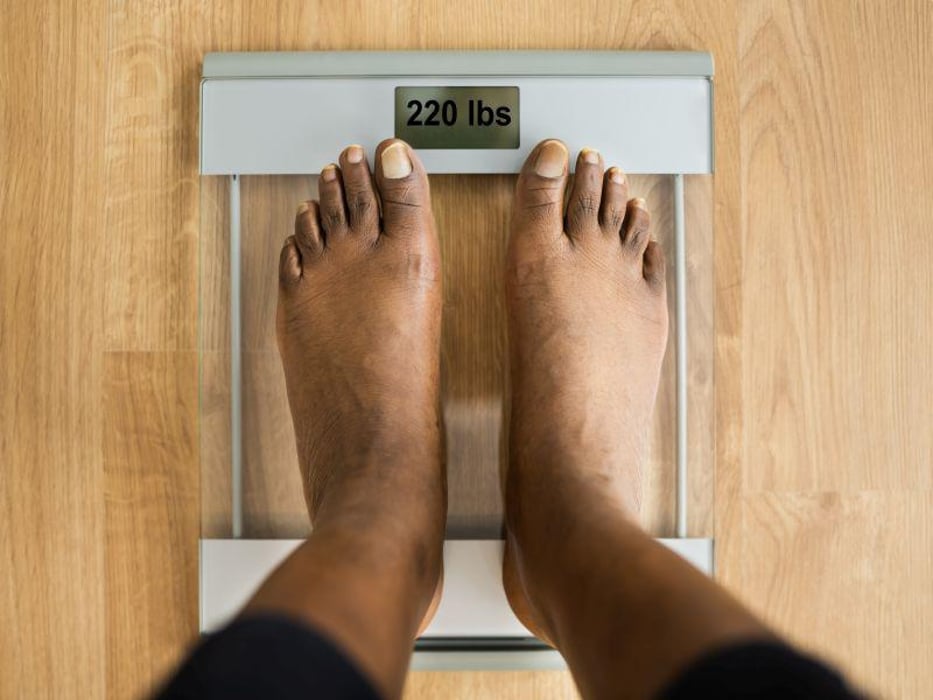  black weight overweight obese 
