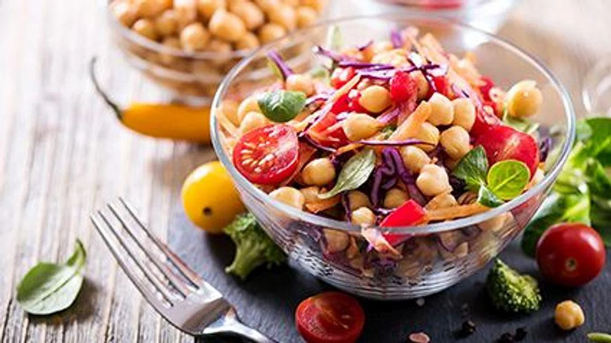 a salad in a bowl