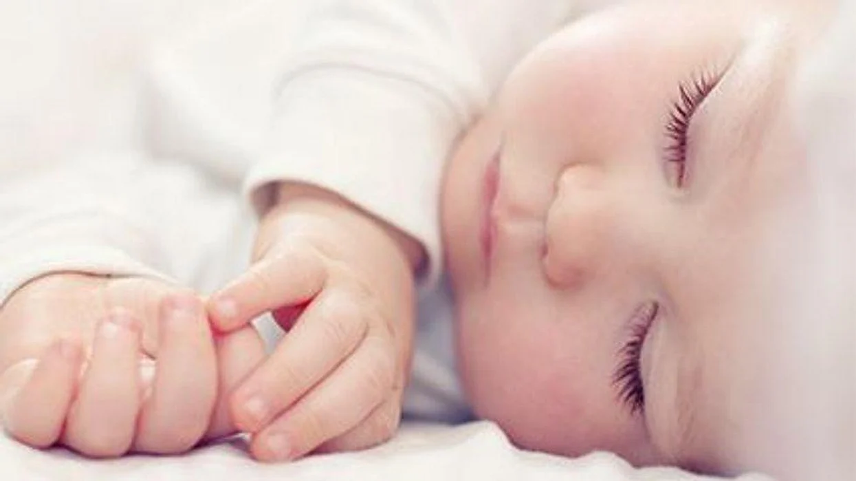 a sleeping baby