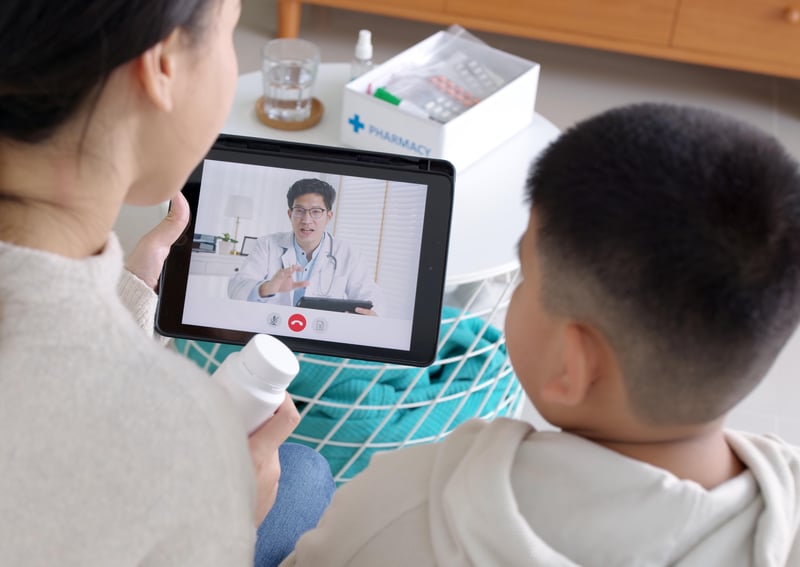 News Picture: Telemedicine as Good as In-Person for Many Health Conditions: Review