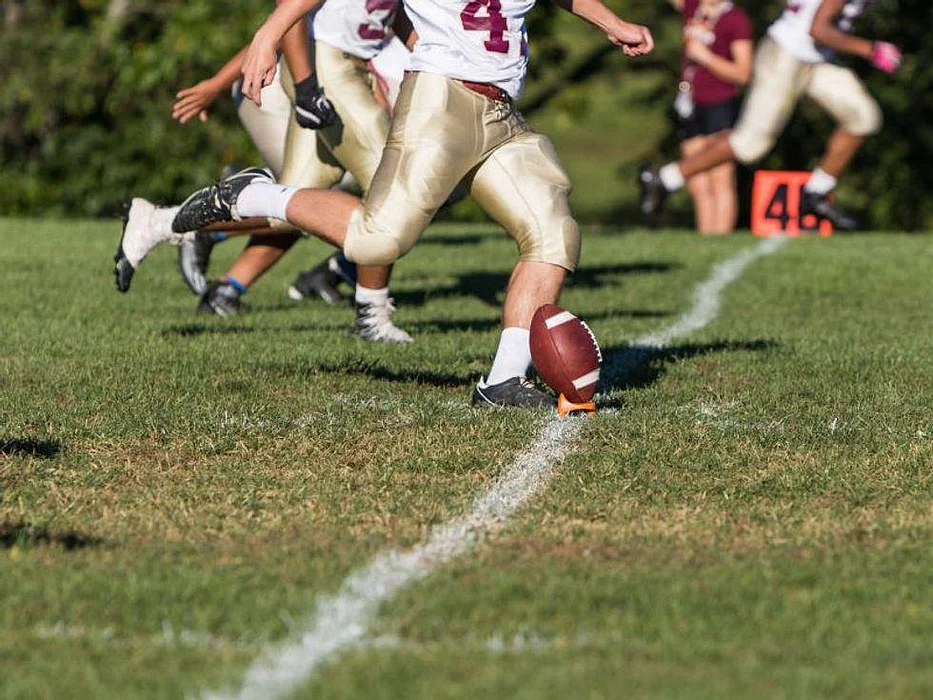 football kickoff