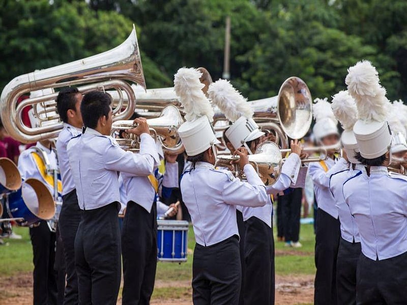 News Picture: Kids in Marching Bands Under Threat From Heat Illness