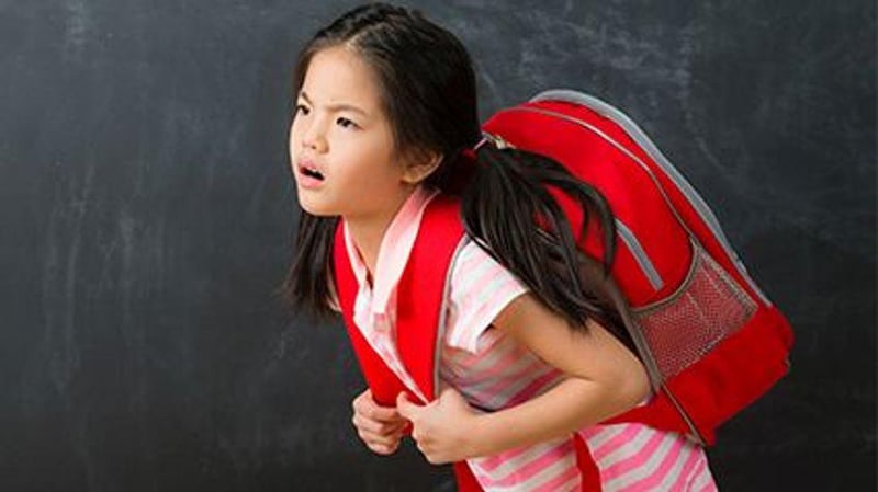 Watch Their Backs -- Don't Overload Those Schoolbags