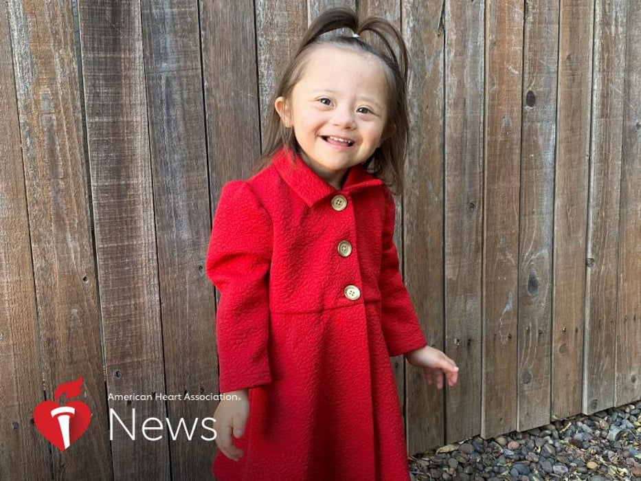 AHA News: A 3-year-old girl with Down syndrome is already a model and ambassador of the heart
