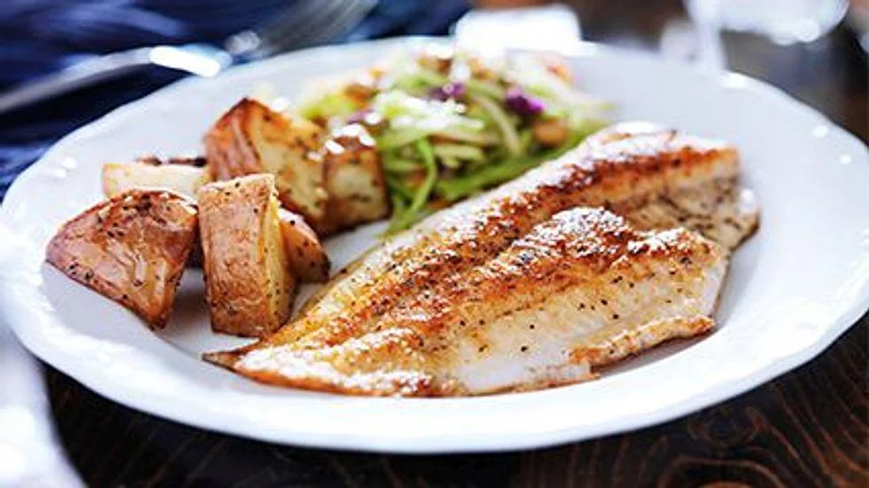 a fish on a plate