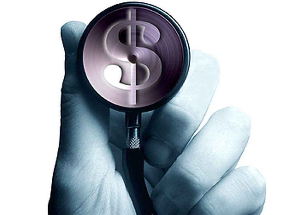 stethoscope with a dollar sign
