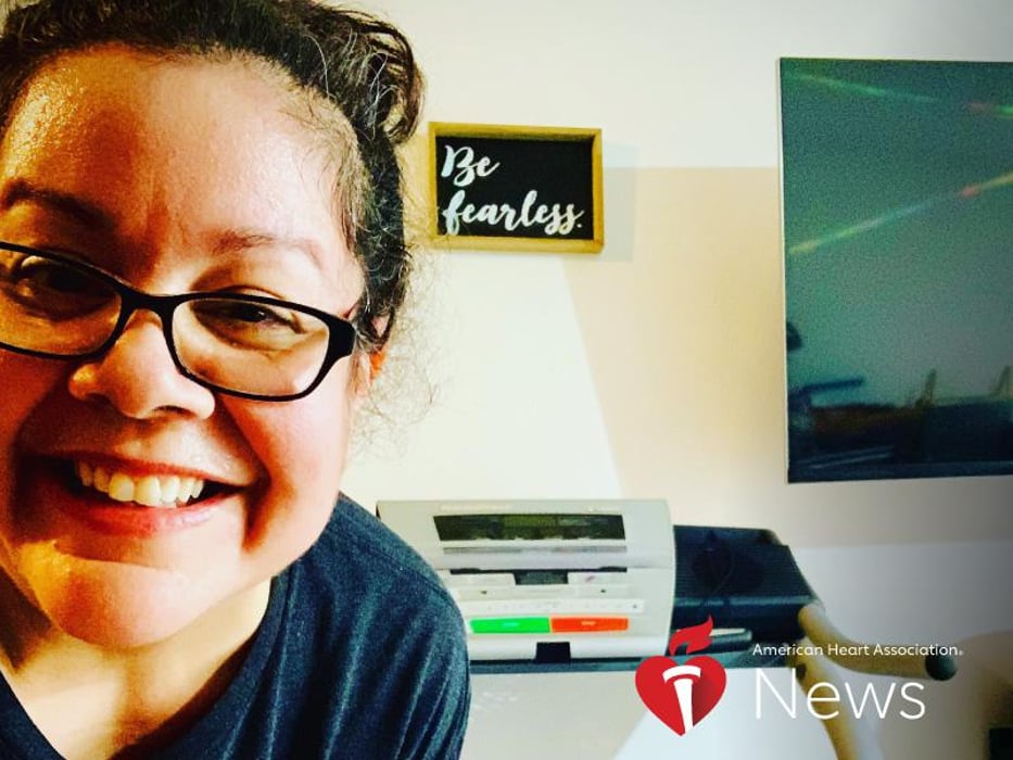 AHA News: Health Coach Was Once an Overworked, Unhealthy New Mom Who Had a Stroke at 32