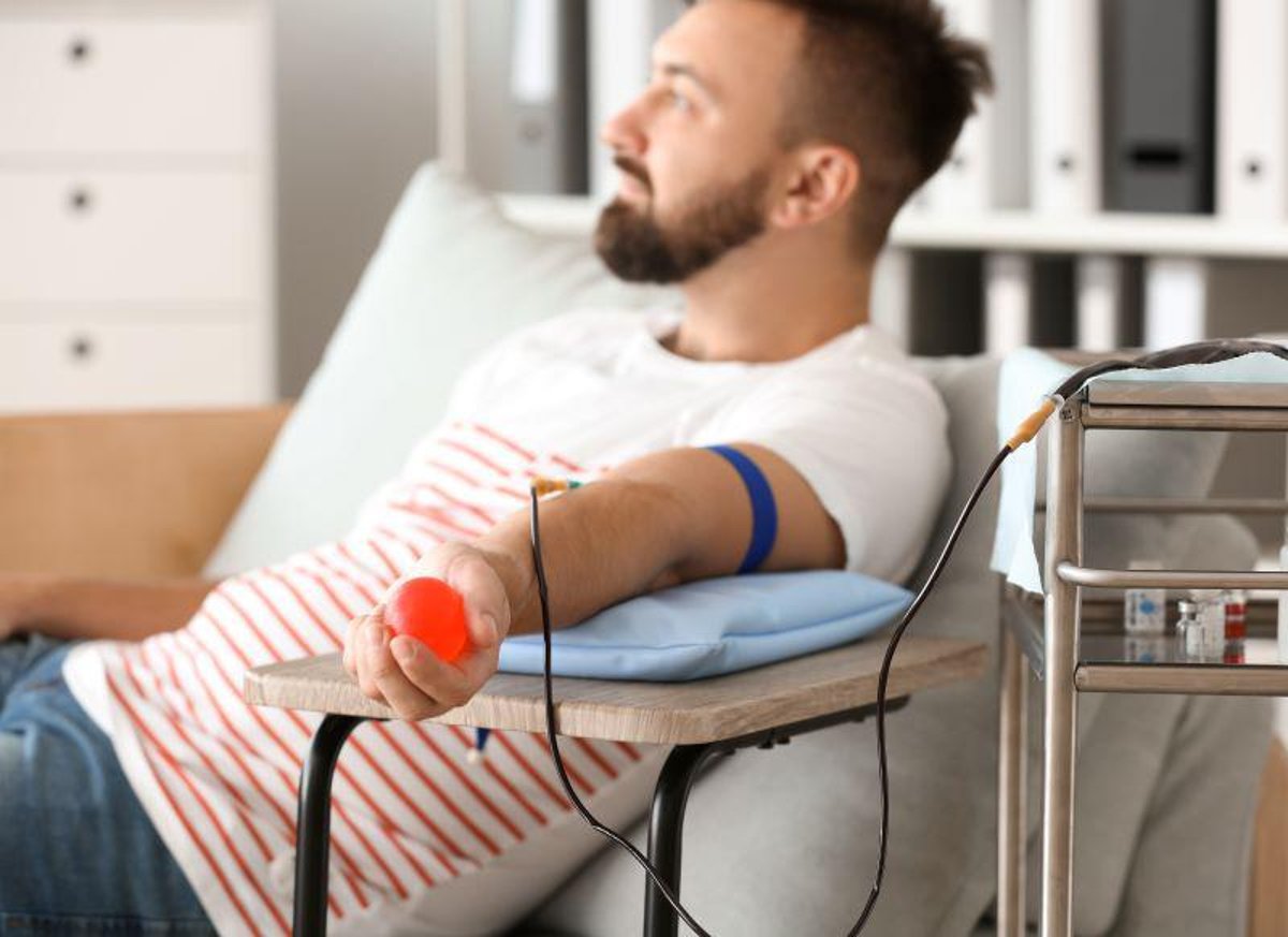 can gay men donate blood new york