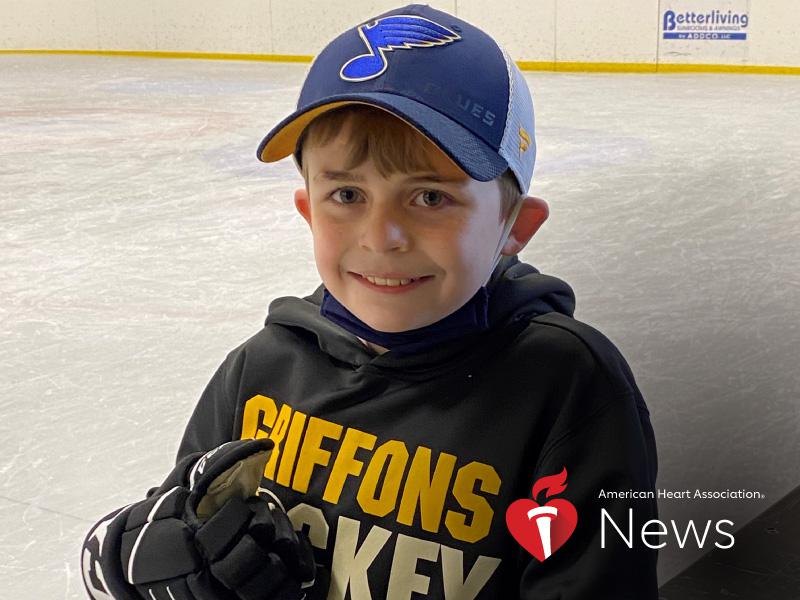 AHA News: For 11-Year-Old Hockey Player, Breathlessness Signaled a Struggling Heart