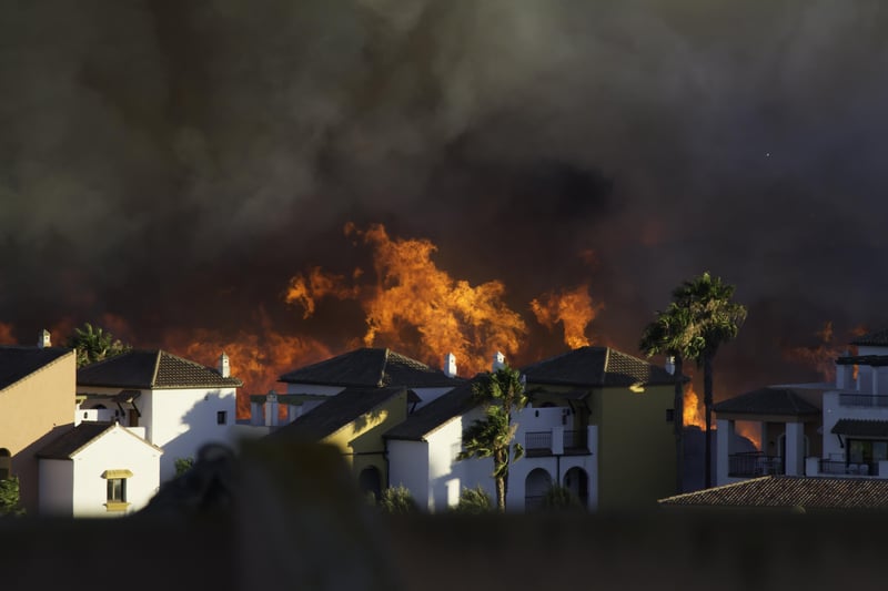 Fotografía de noticias: Incendios occidentales que alimentan la contaminación del aire en los meses de verano