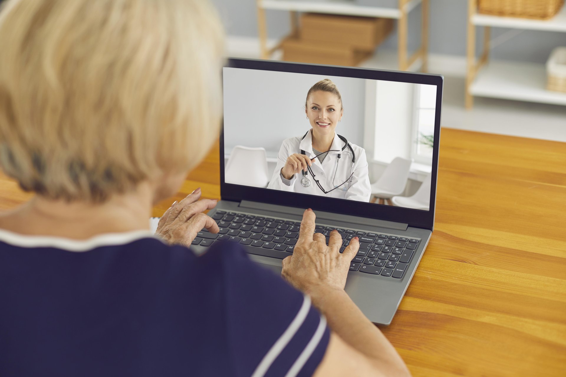 News Picture: Even After Pandemic, Cancer Patients Prefer Telemedicine Care
