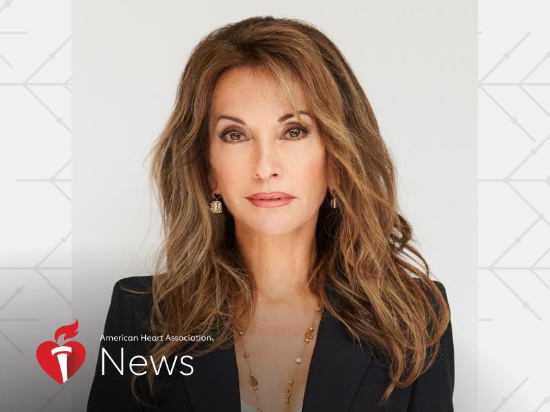 AHA News: Susan Lucci`s New Stent and Renewed Mission For Women`s Heart Health