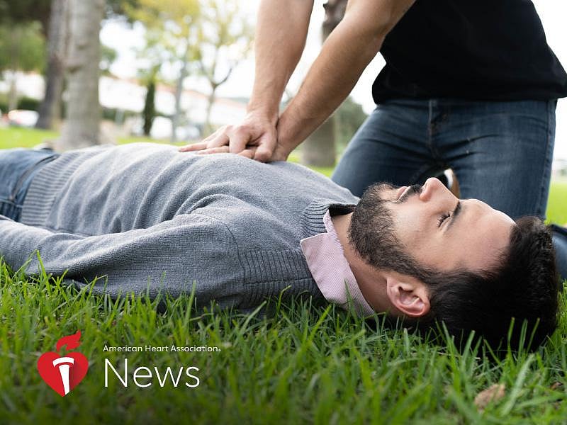 News Picture: AHA News: CPR 'Heroes' Need More Support, Report Says