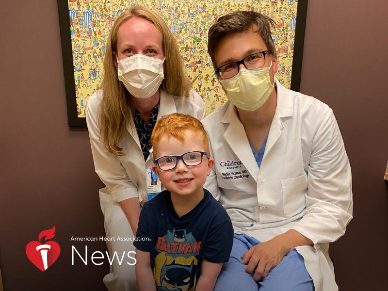 News Picture: AHA News: 5-Year-Old With Rare Heart Defect Loves Taekwondo and Captain America