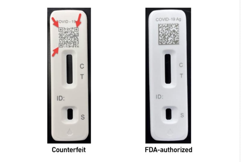 News Picture: FDA Warns of Counterfeit Home COVID-19 Test Kits