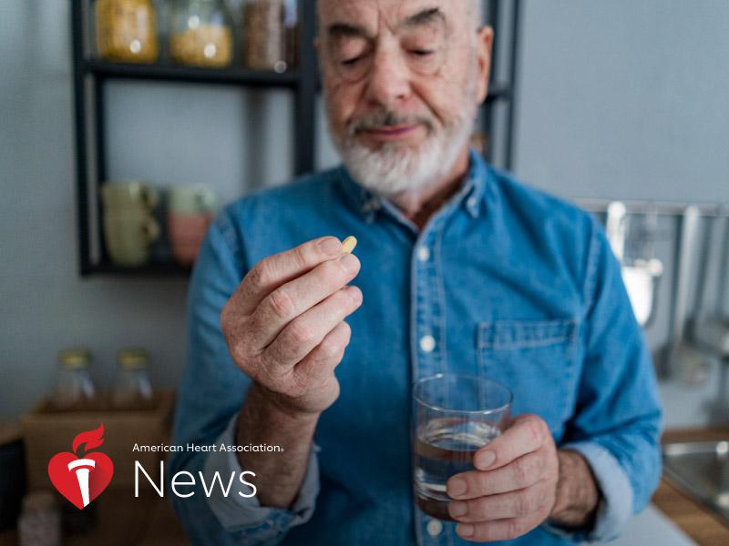 News Picture: AHA News: Despite Hopes, Vitamin K2 Supplements Fail to Slow Calcium Buildup in Heart Valve
