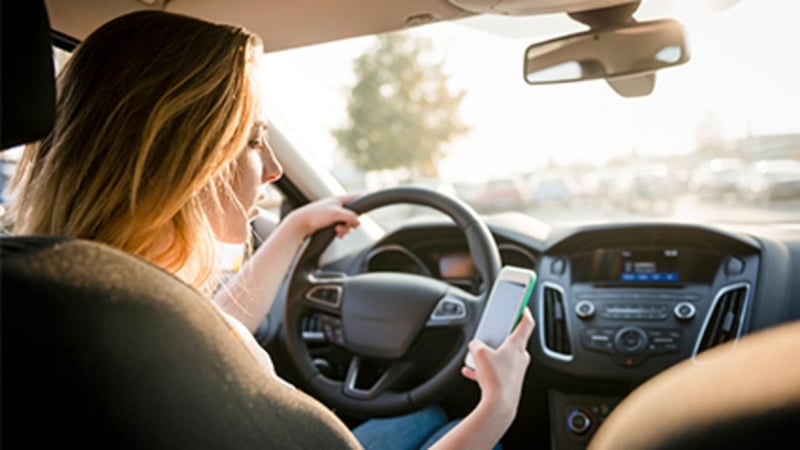 Half of U.S. Drivers Say They Often Use Cellphones Behind the Wheel