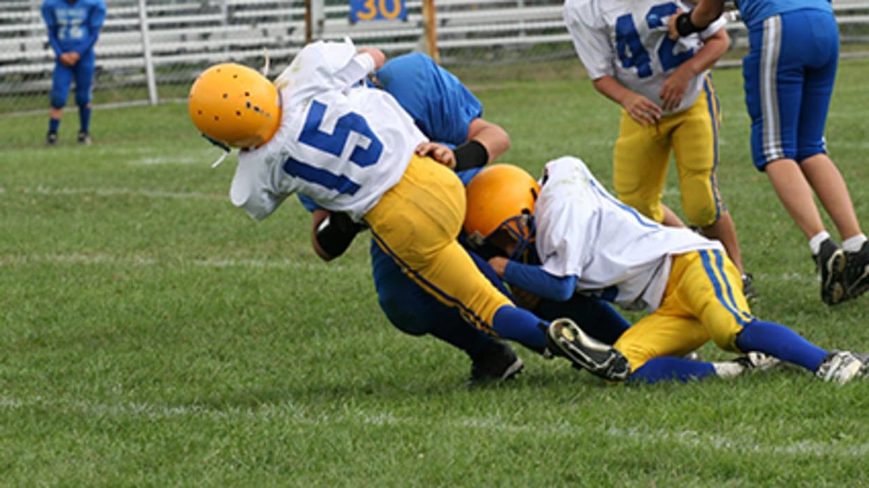 high school football tackle
