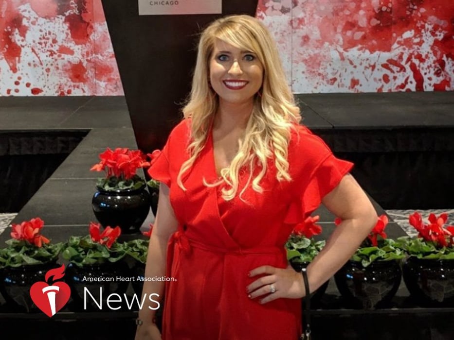 AHA News: She Was 28 and Went Into Cardiac Arrest at Work. CPR and an AED Saved Her Life.