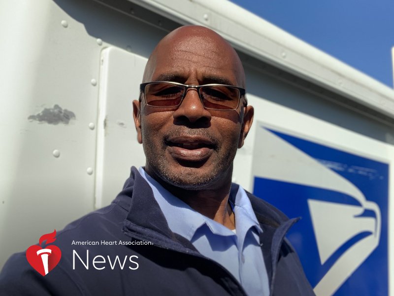 AHA News: Thanks to His Wife's Quick Reaction, Postal Worker Fully Recovered From a Stroke